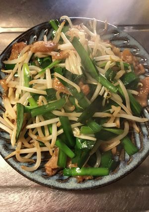 ニラもやし炒め-レシピのメイン写真
