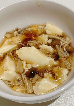 豆腐きのこあんかけ-レシピのメイン写真