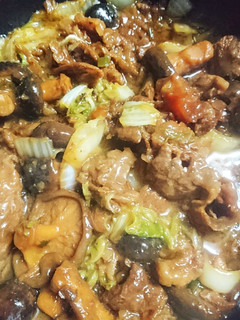 牛スジとチビ椎茸の煮込み!-レシピのメイン写真