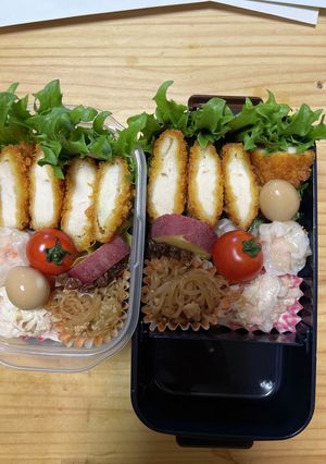 メインは手抜きの買ってきたササミカツ-レシピのメイン写真