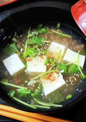 木綿豆腐とそばの実のゴン-レシピのメイン写真