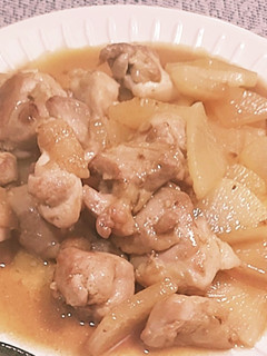 大根と鶏もも肉の中華風炒め-レシピのメイン写真