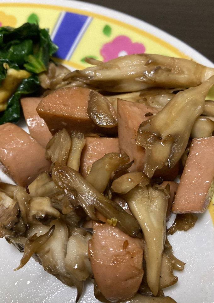 舞茸と魚ニソのバター炒め-レシピのメイン写真