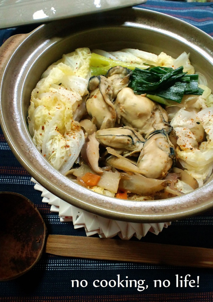 牡蠣のすき焼き-レシピのメイン写真