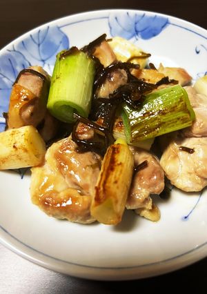 鶏とネギの塩昆布焼き-レシピのメイン写真