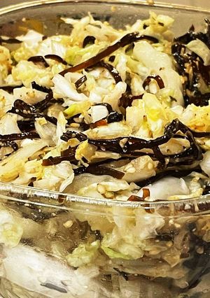 白菜大量消費に！白菜の昆布佃煮あえ-レシピのメイン写真