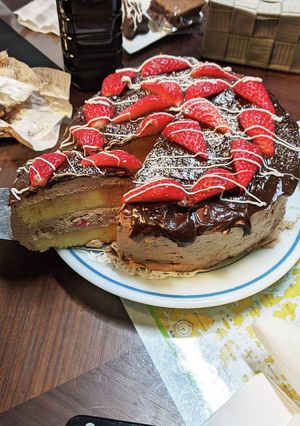 台湾カステラのチョコケーキ♪-レシピのメイン写真