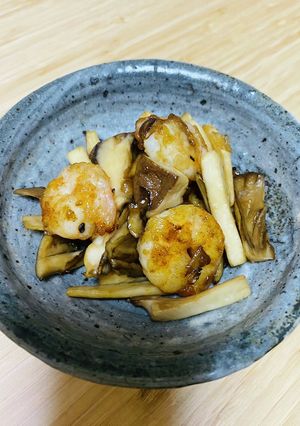 コク旨！海老ときのこオイスターソース炒め-レシピのメイン写真
