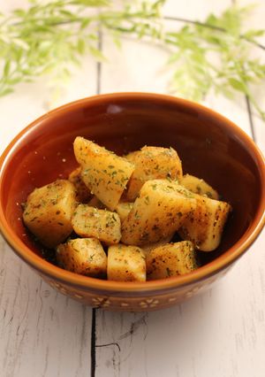 レンジで簡単！黒胡椒カレーポテト-レシピのメイン写真