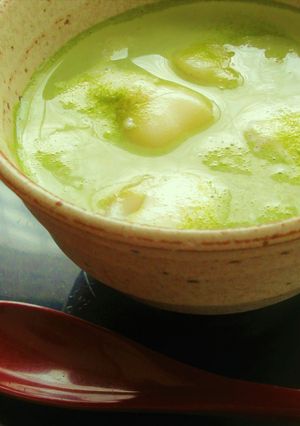 【 抹茶ミルクラテ汁粉 】-レシピのメイン写真