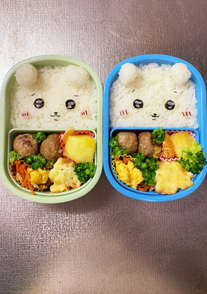 ちいかわ　簡単　キャラ弁　-レシピのメイン写真