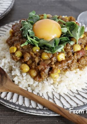 豆&コーン入り✨スパイスキーマカレー-レシピのメイン写真