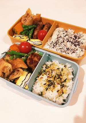 高1娘、夫　弁当　23/2/15-レシピのメイン写真