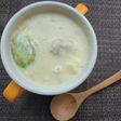 肉団子レタスの中華コーンクリームシチュー