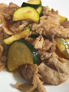 ズッキーニの生姜焼き-レシピのメイン写真