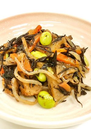 ひじきの煮物＠つくば市学校給食-レシピのメイン写真
