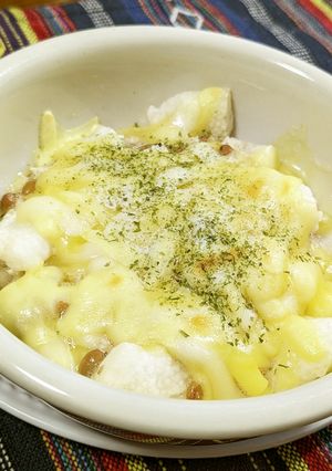 ネバ！トロ！シャキが楽しい！納豆山芋焼き-レシピのメイン写真