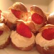 いちごのぷちシュークリーム