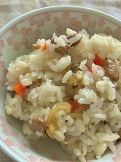 お豆の炊き込みごはん-レシピのメイン写真