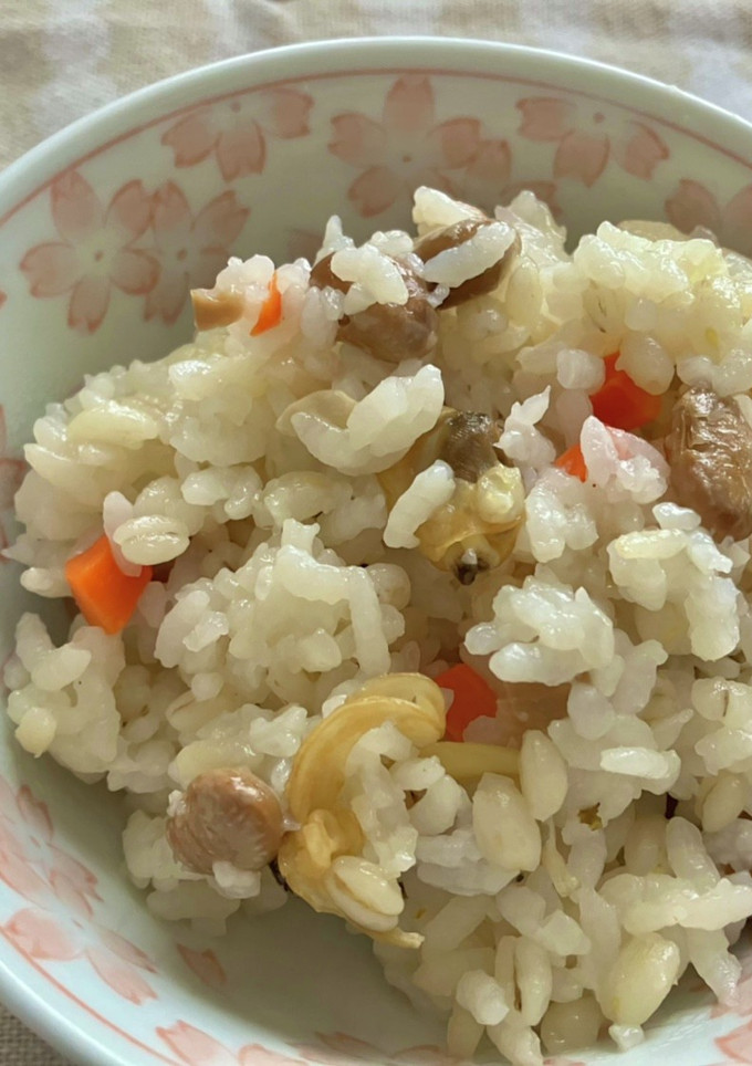 お豆の炊き込みごはん-レシピのメイン写真