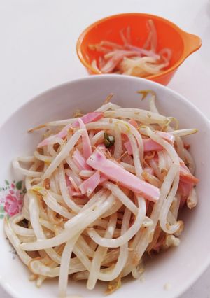 2分15秒で完成！もやしとハムのサラダ-レシピのメイン写真