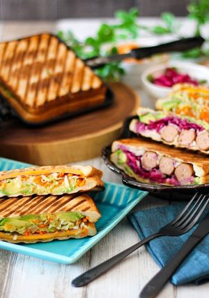 ZEROMEATのホットサンド-レシピのメイン写真