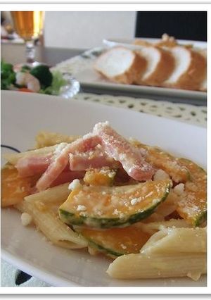 ★かぼちゃとベーコンのショートパスタ★-レシピのメイン写真