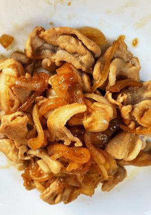 シンプル！薄切り豚ロース肉の醤油焼き-レシピのメイン写真