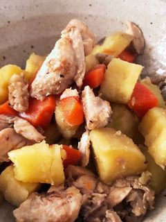 手羽元とさつまいもの煮物-レシピのメイン写真