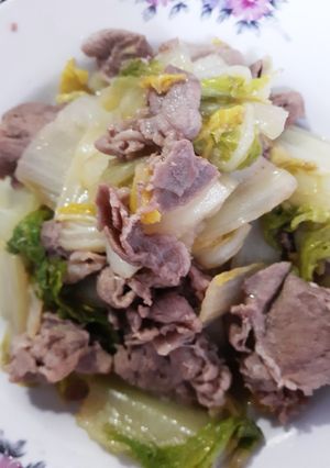 簡単★白菜とスライス豚肉の炒め煮-レシピのメイン写真