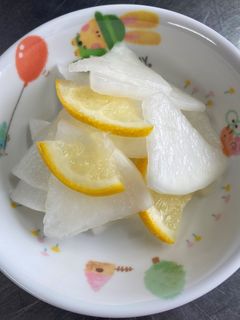 ahinレモン大根をお待ち下さいませ(^o^) 檸檬大根。 by つかぽん。 【クックパッド】 簡単おいしい
