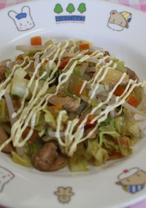 鶏マヨ丼-レシピのメイン写真