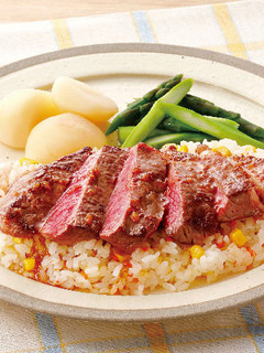ステーキピラフ-レシピのメイン写真