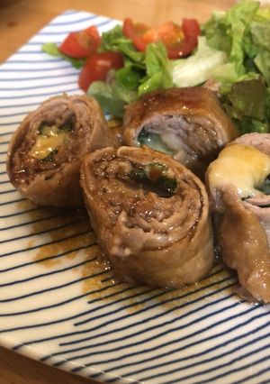 チーズとろける大葉肉巻き-レシピのメイン写真