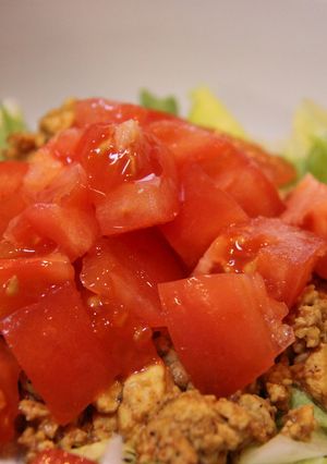 豆腐そぼろでなんちゃってタコライス-レシピのメイン写真