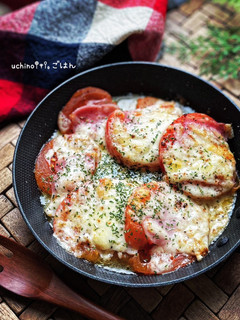 トマトとベーコンのたっぷりチーズ焼き-レシピのメイン写真