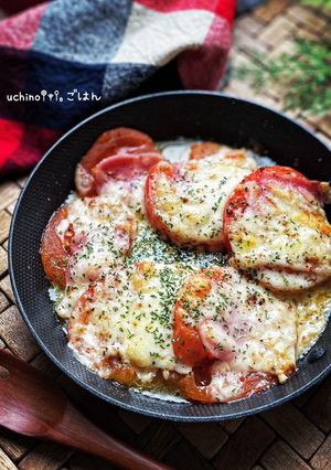 トマトとベーコンのたっぷりチーズ焼き-レシピのメイン写真