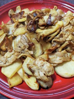かぶと豚肉と舞茸のオイスターソース炒め-レシピのメイン写真