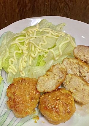 焼肉のタレで豚バラハンバーグ-レシピのメイン写真