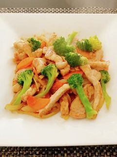 ブロッコリーと豚肉のオイスターソース炒め-レシピのメイン写真