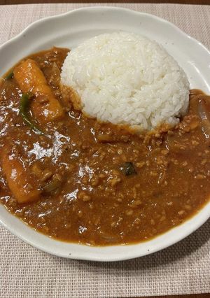市販のカレールーでキーマカレー-レシピのメイン写真