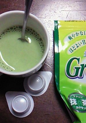 ホット抹茶ミルク-レシピのメイン写真