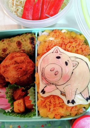 ハム弁当~♪-レシピのメイン写真