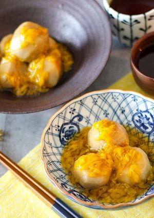 里芋の菊花あんかけ-レシピのメイン写真