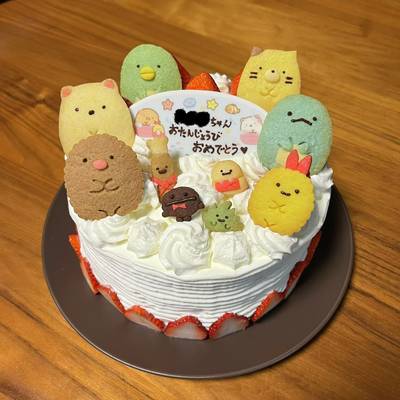 すみっコぐらし 誕生日 キャラケーキ♪