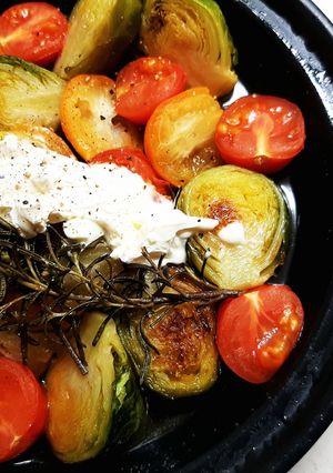 芽キャベツと金柑のローズマリーグリル-レシピのメイン写真