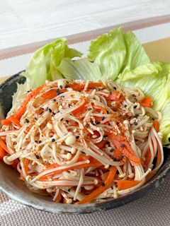 人参とえのき茸の中華風サラダ by JA福岡市 【クックパッド】 簡単
