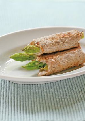 【春】アスパラガスの薬膳肉巻き-レシピのメイン写真