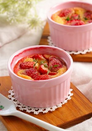 生クリームなし！いちごたっぷりクラフティ-レシピのメイン写真