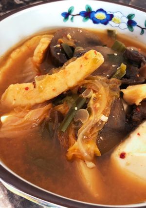 いかと豆腐とキムチの旨辛スープ-レシピのメイン写真